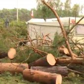 Bub beim Campen verletzt