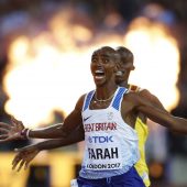 Mo Farrah holt das erste WM-Gold