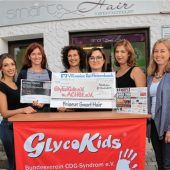 Haarige Spende für Glycokids