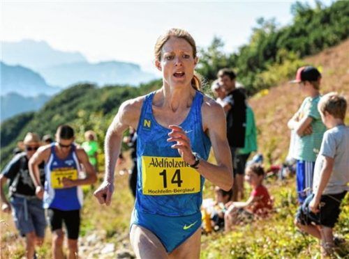 Andrea Mayr aus Österreich startet beim 44. Hochfellnberglauf am 24. September und peilt ihren insgesamt achten Sieg an.Foto Weitz