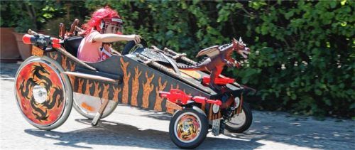 Angesagtes Seifenkistenrennen des MSC Sonnering