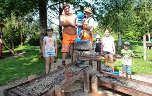 Brunnenwasser sorgt für Erfrischung