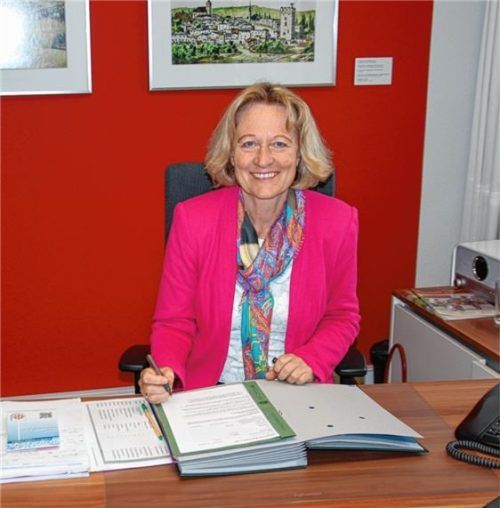 Bürgermeisterin Marianne Zollner hat noch viel vor. Foto  sb