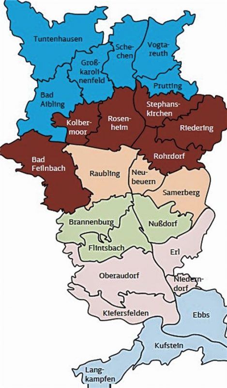Der Beschluss, der mehrheitlich gefasst wurde: So gliedern sich jetzt die Arbeitsgruppen zum geplanten Brenner-Nordzulauf nach Gemeinden.