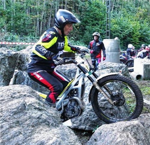 Emil Jahreis, MTG Kiefersfelden, gewann beim Alpenpokal in Muckham die Klasse 8 der Senioren Ü40.Foto sc