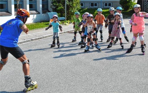 Ferienstart auf Inlineskatern