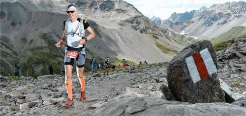In der imposanten Schweizer Bergwelt eine beeindruckende Leistung erzielt: Thomas Knäschke. Foto  Knäschke