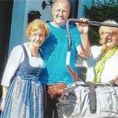 Mit einer Waschmaschine unterwegs