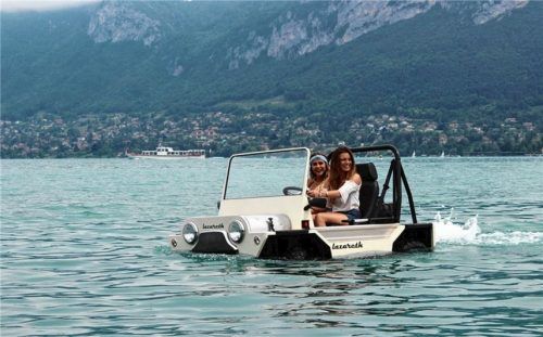 Macht zu Lande und im Wasser eine gute Figur: Lazareth Moke Amphibious. Foto Auto-Medienportal.Net/Lazareth