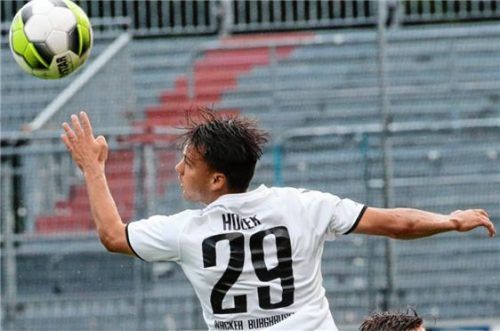 Martin Holek erzielte früh den Führungstreffer für Burghausen, am Ende setzte sich Ingolstadts U21 durch.Foto mb