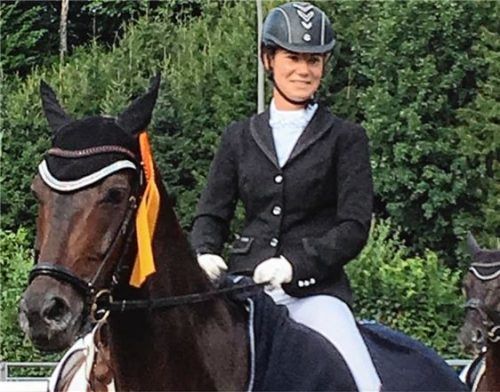 Michaela Kaffl gewann die Dressurprüfung der Klasse L.