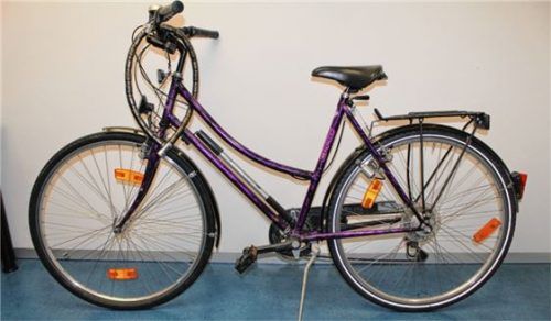 Mit diesem Fahrrad war die Frau unterwegs.Fotos polizei