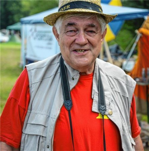 Rennfeuer-Organisator Peter Elgaß: „Eine einmalige Sache, jeder sollte es sich anschauen.“Foto Buhleier