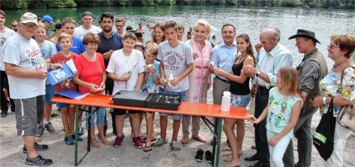 Zeltlager des Kreisfischereivereins am Hochstraßer See