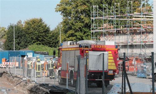 Gasleitung in Raubling zerrissen