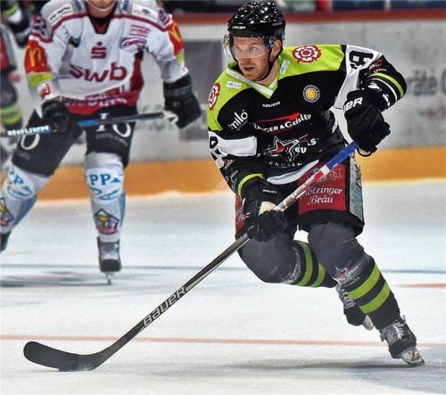 Jussi Nättinen erzielte gestern Abend bei der 1:4-Niederlage gegen die Pustertal Wölfe den einzigen Rosenheimer Treffer. Foto  Ziegler