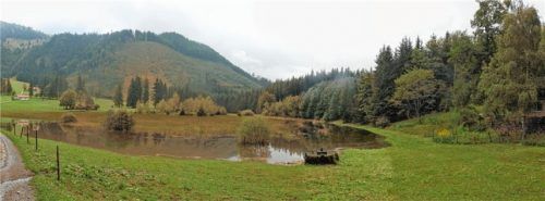 Kurzzeitig ein See am Moserboden