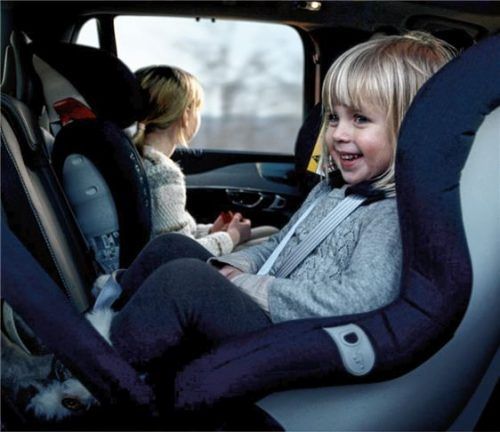 Mit dem Excellence Child Seat Concept präsentiert der schwedische Premium-Hersteller einen Ausblick in die Zukunft, in der ein drehbarer Kindersitz für einen besonders sicheren und komfortablen Transport sorgt. Foto  Auto-Medienportal.Net/Volvo