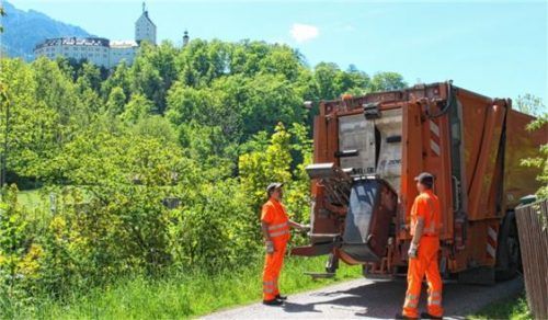 Pünktlich und zuverlässig: die Müllabfuhr ist ein Teil der Daseinsvorsorge .