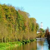 Goldener Herbst an der Kunstmühle