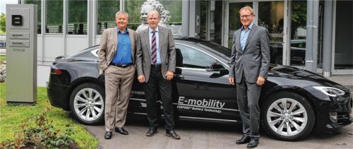 Bei Brückner fährt jetzt der Tesla