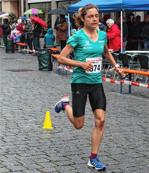 Bei den Frauen dominierte Michelle Maier, PTSV Rosenheim/Salomon.