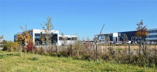 Das Gewerbegebiet „Am Oberfeld“: Hier wird auch eine Waschanlage gebaut. Das stößt auf Kritik. Foto Schlecker