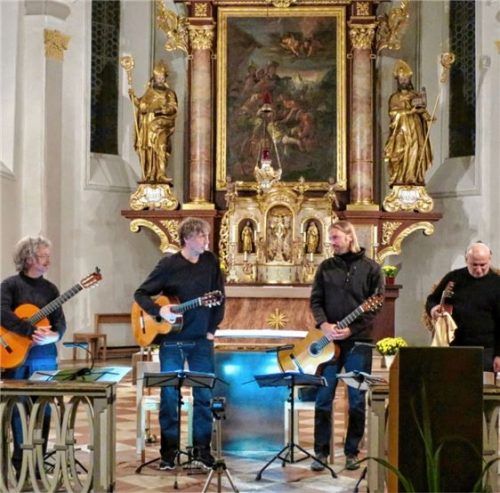 Das Gitarrenquartett Corylus Avellana.Foto fkn