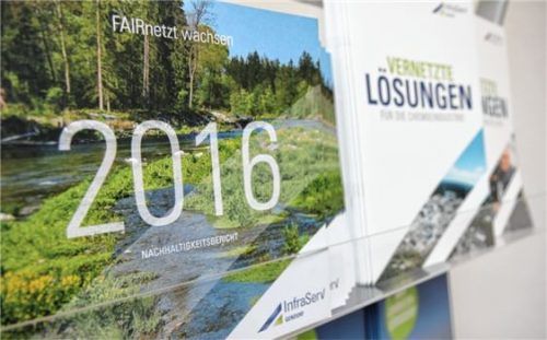 Der Nachhaltigkeitsbericht von InfraServ Gendorf. Foto re