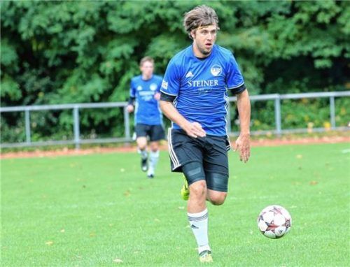 Einsatz noch fraglich: Christian Springer laboriert an einer Prellung. Foto  Buchholz