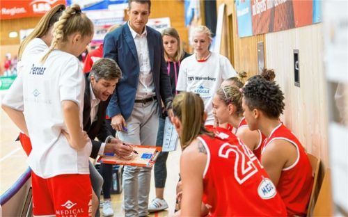 Für Coach Schorsch Eichler und den TSV Wasserburg geht es derzeit Schlag auf Schlag. Am Sonntag steht das Spitzenspiel in Keltern auf dem Programm.Foto Brei