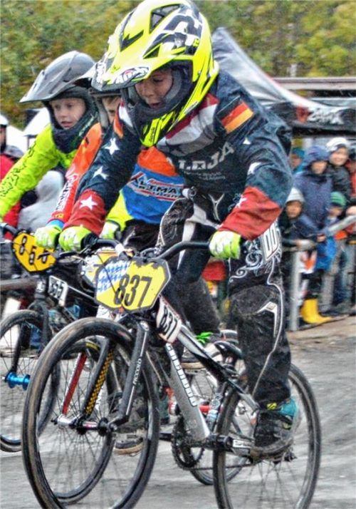 Michael Keidel wurde in der Gruppe U9 Erster in der Gesamtwertung der Bayernliga-Rennserie.Foto Rohrmüller