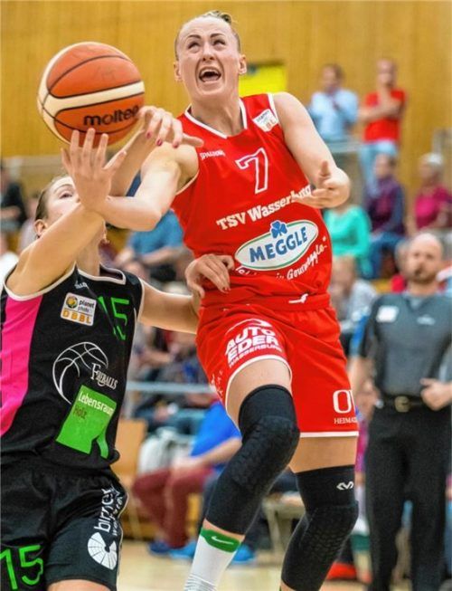 Santa Okockyte erzielte in Heidelberg 12 Punkte für Wasserburg. Foto Brei