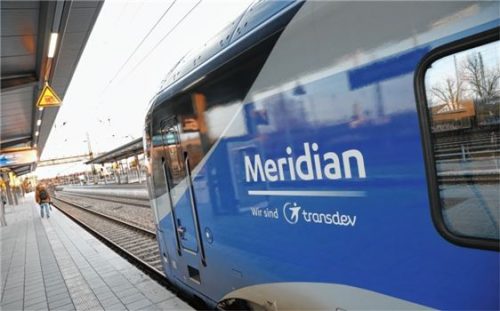 Steht der Meridian aufgrund von Streiks bald für einige Zeit still?Foto dpa