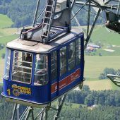 Seilbahn in der Klemme