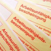 Wenn ein Arbeitnehmer krank ist