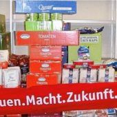 Aus Kräuterbuschen wurden Lebensmittel für die Tafel