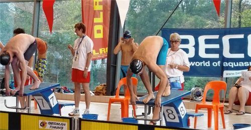 Bei der deutschen Meisterschaft in Hagen sammelten die Aiblinger Rettungsschwimmer Erfahrungen in spezieller Wettkampfatmosphäre.