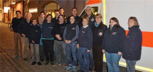 BRK-Bereitschaft Rosenheim auf Besuch im OVB-Medienhaus