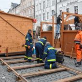 Christkindlmarkt: Die ersten Buden stehen schon
