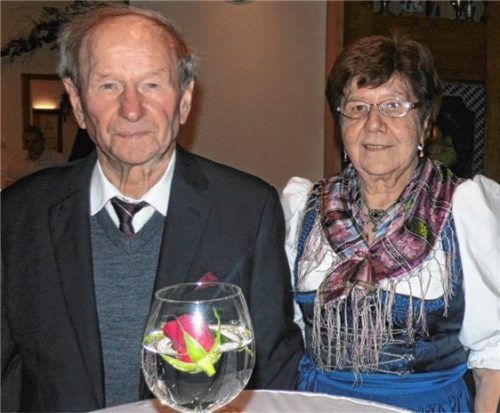 Das diamantene Hochzeitspaar Maria und Josef Scheitzeneder. Foto  Fill