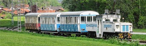 Derzeit auf dem Abstellgleis: die bei Touristen und Tagesgästen beliebte Wachtl-Bahn. Fotos Hoffmann