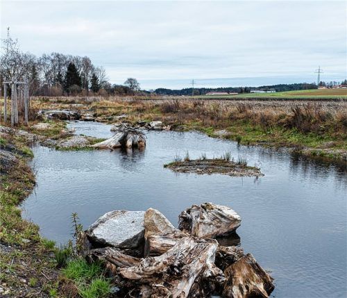 Die Baumaßnahme am Nasenbach ist fertig.Foto günster