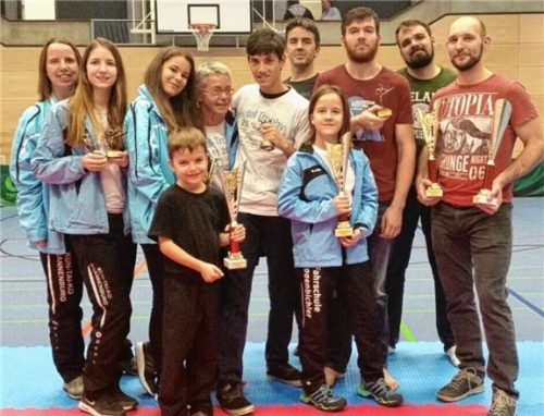 Die erfolgreichen Brannenburger Teilnehmer bei der oberbayerischen Meisterschaft.