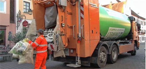 Die Gelben Säcke werden künftig von der Firma Wurzer im Landkreis Mühldorf entsorgt. Foto sb