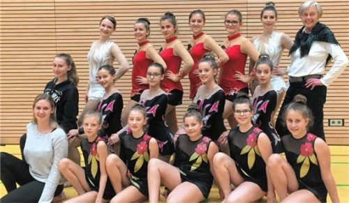 Die Gymnastinnen des TV Traunstein kamen allesamt mit Podestplätzen zurück.