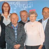 Gewerkschaftsmitglieder geehrt