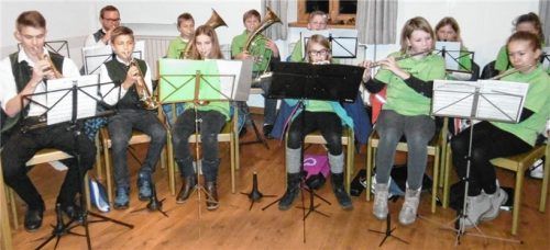 „Die jungen Bläser“ aus Amerang. Fotos  re