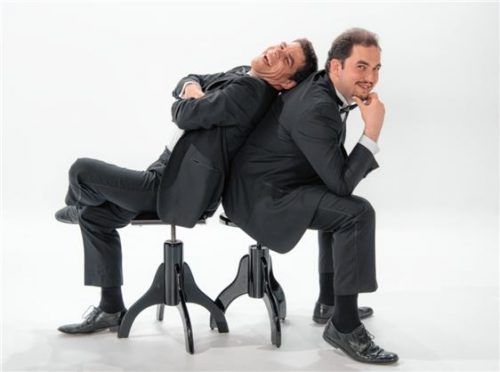 Die Klaviervirtuosen Andreas Speckmann und Bastian Pusch sind in Fichters Kulturladen zu Gast.