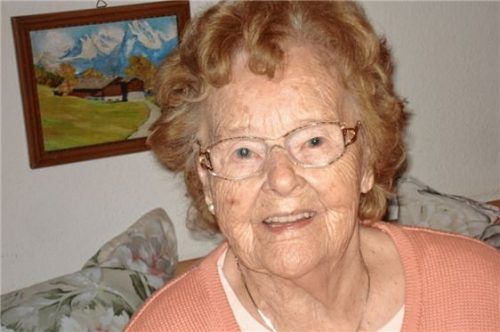 Drei Tage lang wird Erna Zinko ihren Geburtstag feiern – auch eine der Enkelinnen kommt auf Besuch.